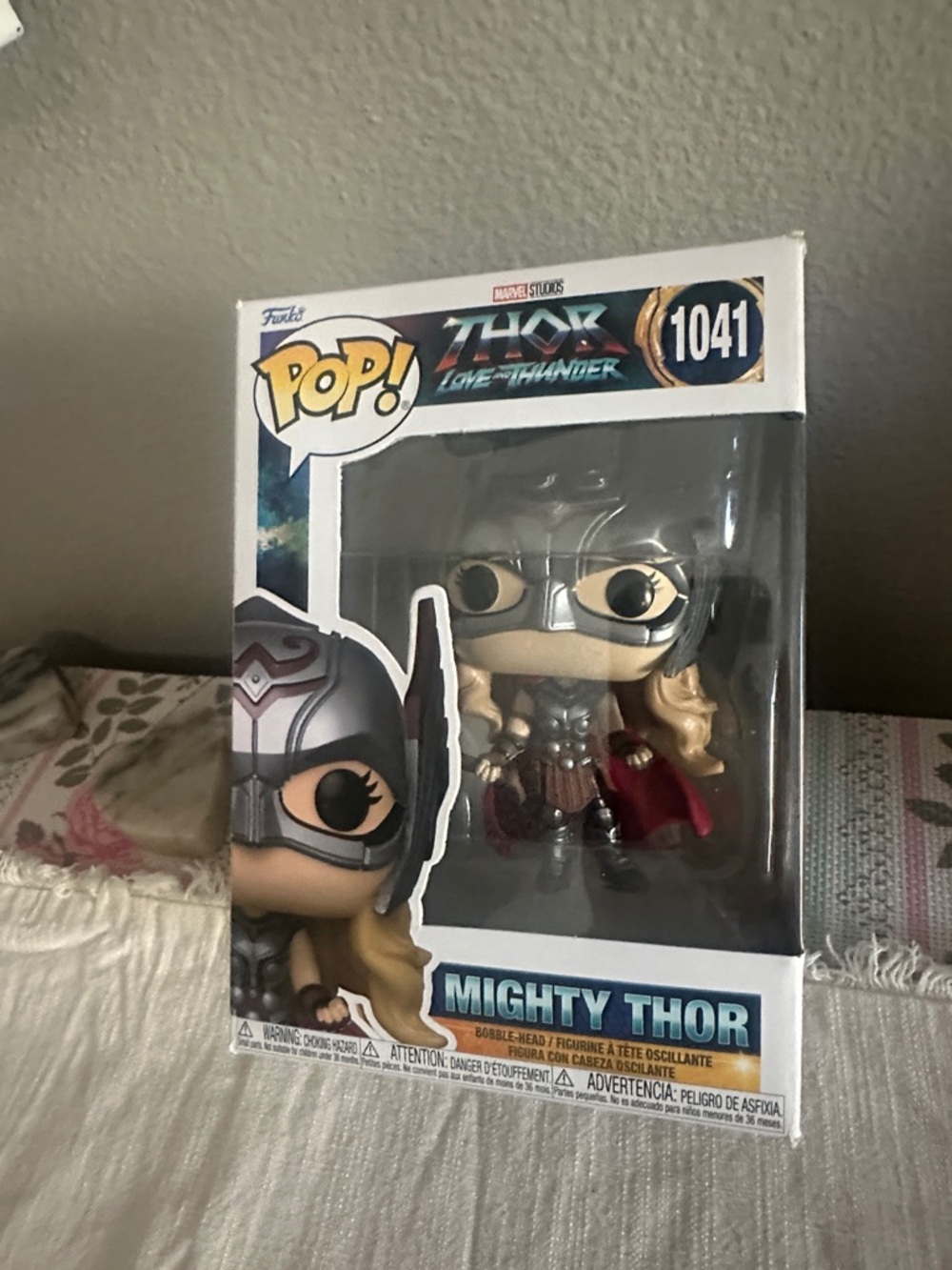Funko Mighty Thor Vinyl Figure - Red Cape, Blonde Hair, Silver Armor New in box